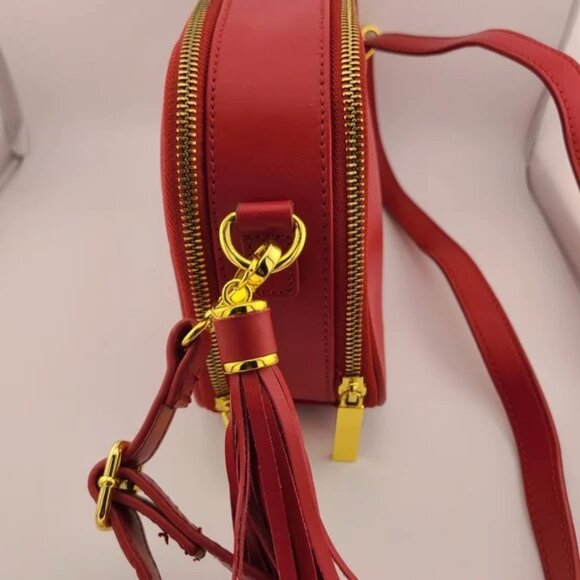 Joy & Iman Red Crossbody Bag - Picture 4 of 10